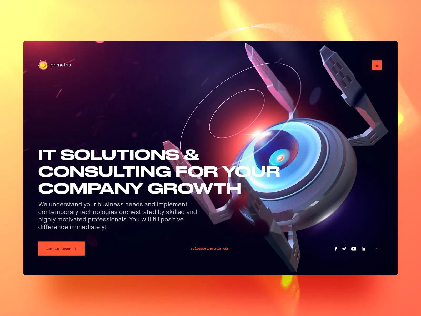 Wow Website for Primetria
